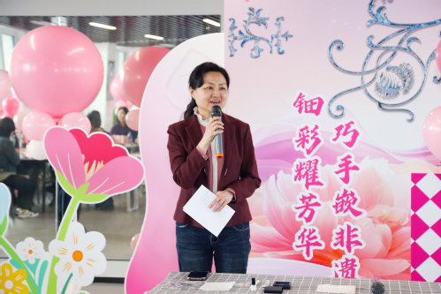 巧手嵌非遗 钿彩耀青春  ——凯时娱乐人生就是博集团开展庆“三八”螺钿胸针创意手工活动